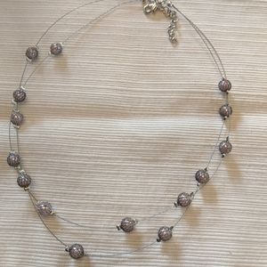 cute, unique purple necklace